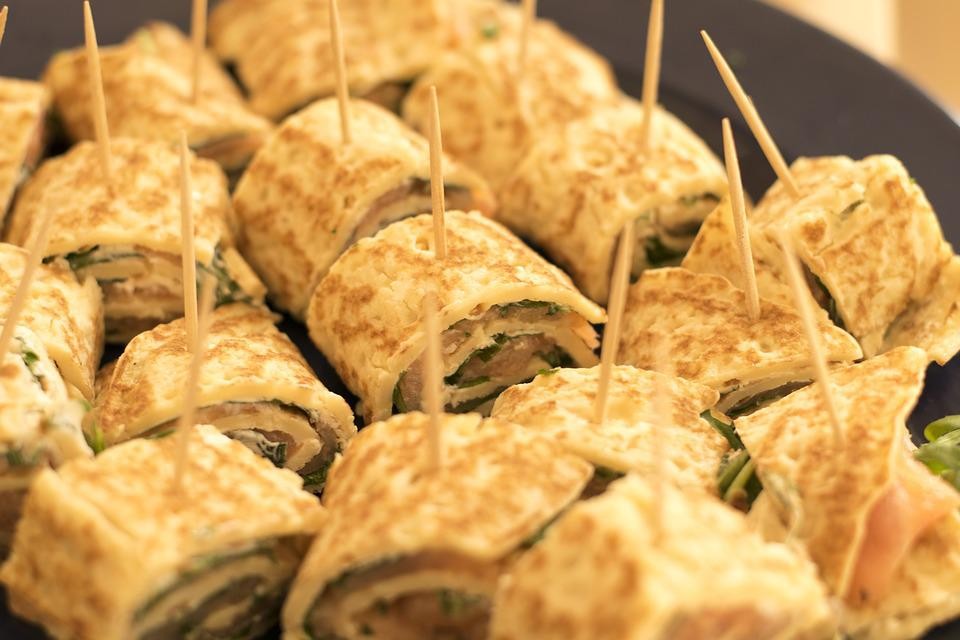 Tortilja rolice sa šunkom i sirom